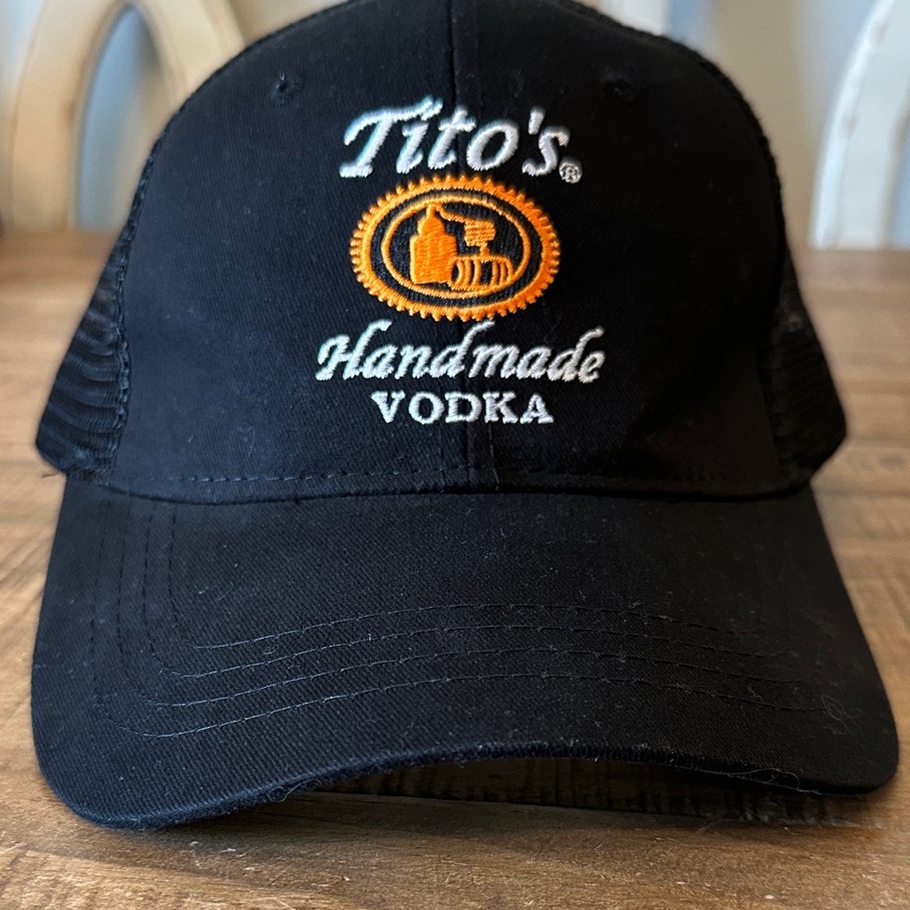 Tito's Handmade Vodka Black Baseball Cap Adjustable size BRAND NEW